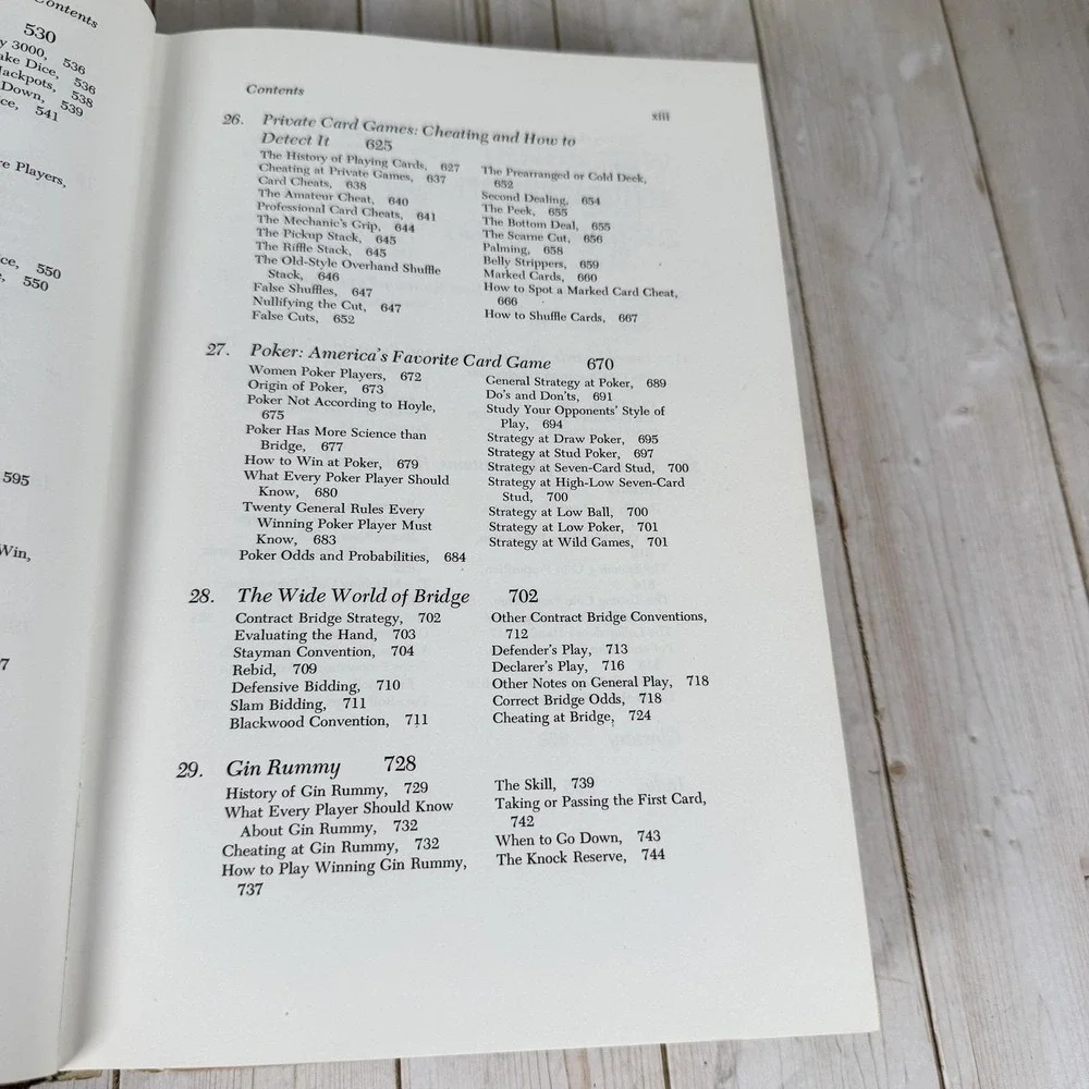 Scarne's New Complete Guide‎ to Gambling by John Scarne 1974 Hardcover Vtg